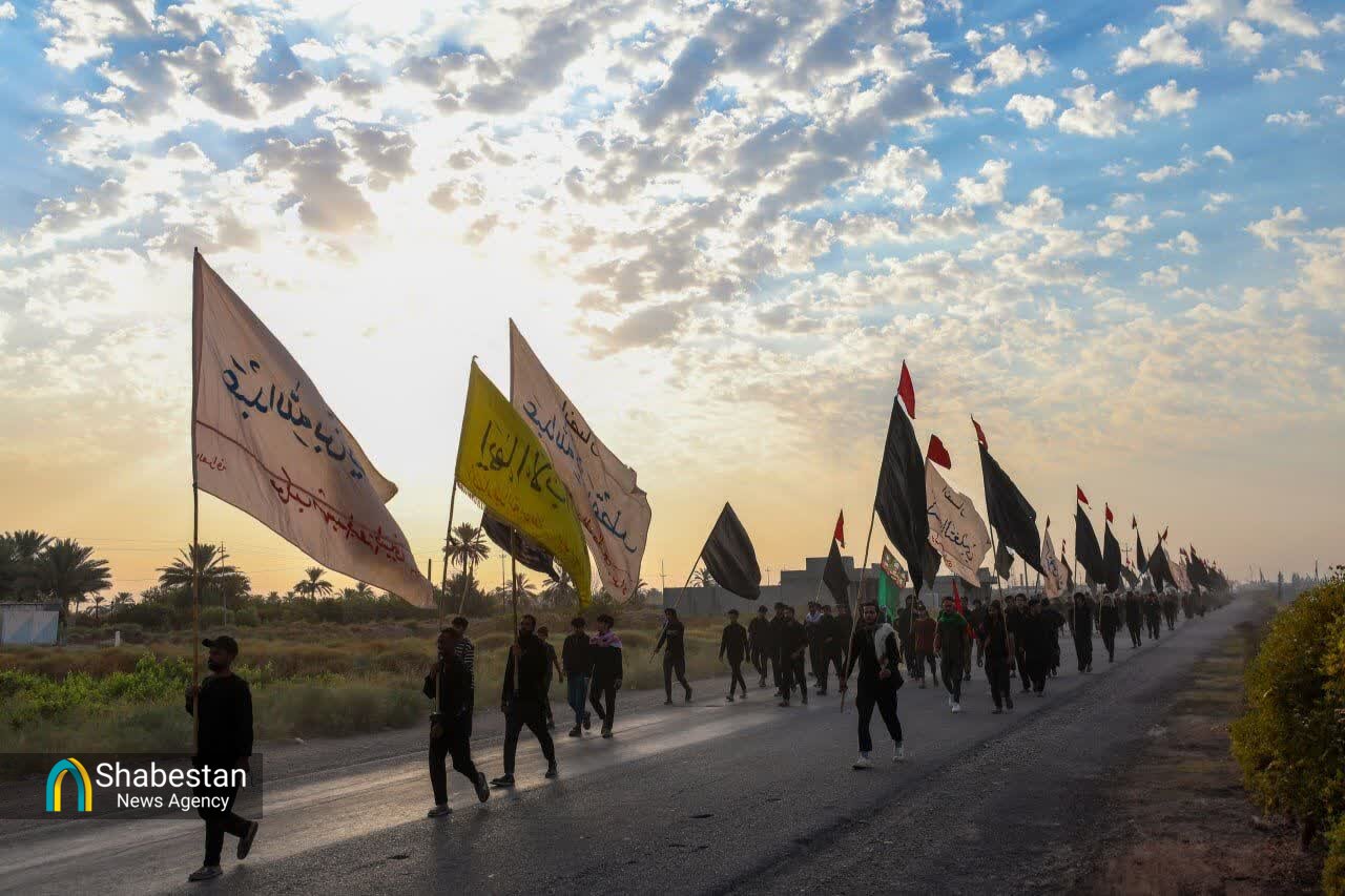 پیاده روی عزاداران امام حسن عسکری(ع) تا حرمین عسکریین(ع)