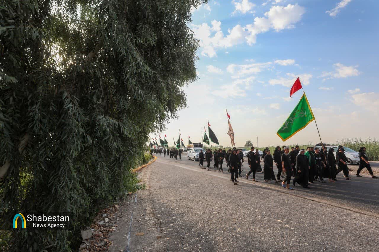 پیاده روی عزاداران امام حسن عسکری(ع) تا حرمین عسکریین(ع)