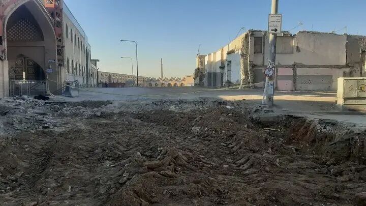 گذر تاریخی مسجد کمرزرین در حد پیادهراه باز میشود