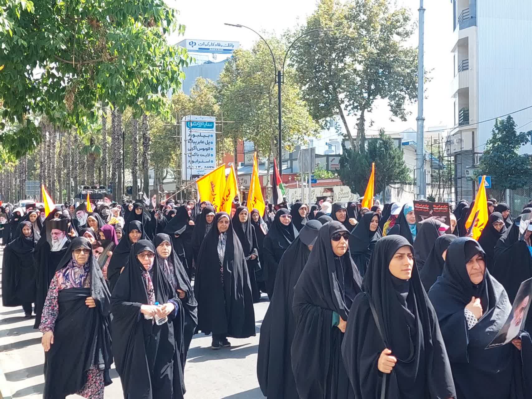 راهپیمایی جمعههای خشم و انزجار از رژیم صهیونیستی در گیلان