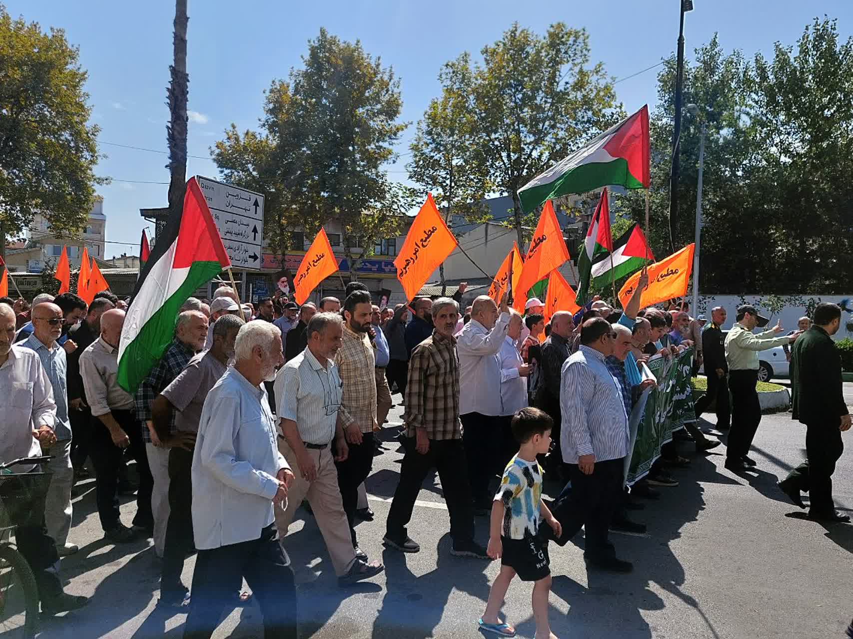 راهپیمایی جمعههای خشم و انزجار از رژیم صهیونیستی در گیلان