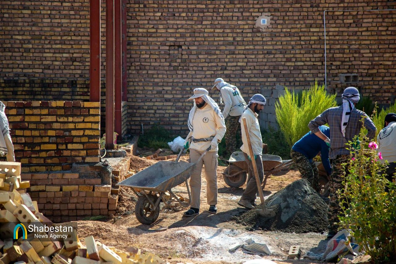 اردوی جهادی ۷۰ نفره دانشجویان در مناطق محروم رشتخوار