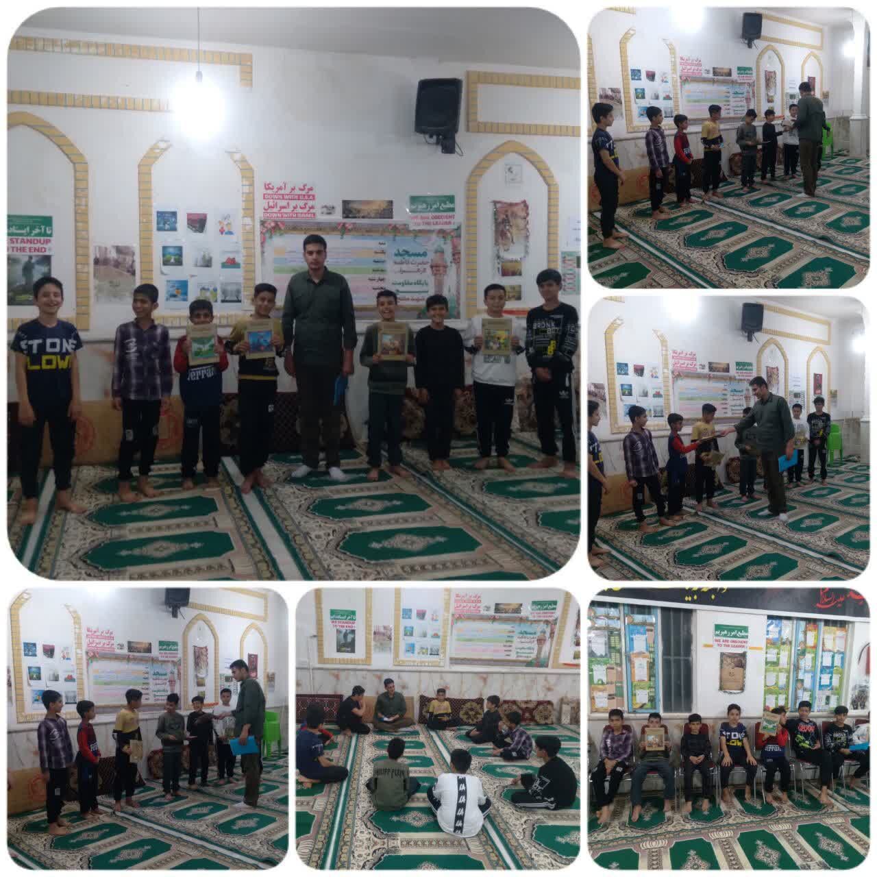 ارائه مشاوره تحصیلی به بچههای مسجد توسط کانون جنت الحسین(ع)