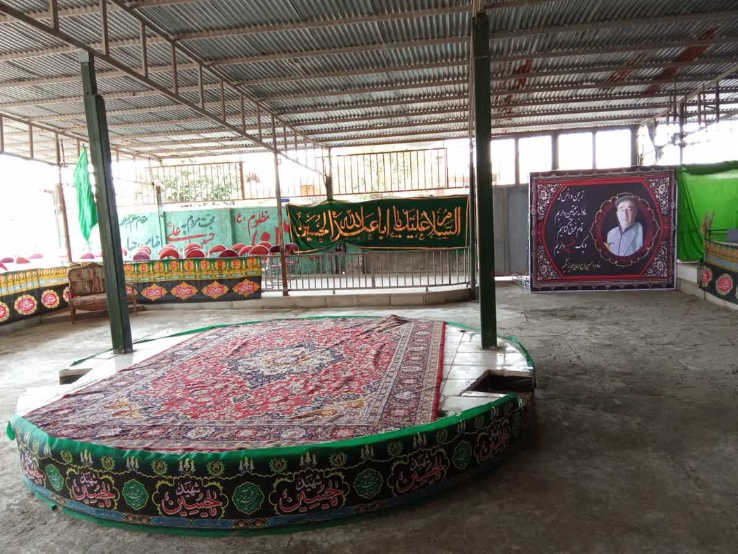 مسجدجامع روستای دنگیزک ۶ شهید مدافع حرم و ۸ شهید دفاع مقدس دارد