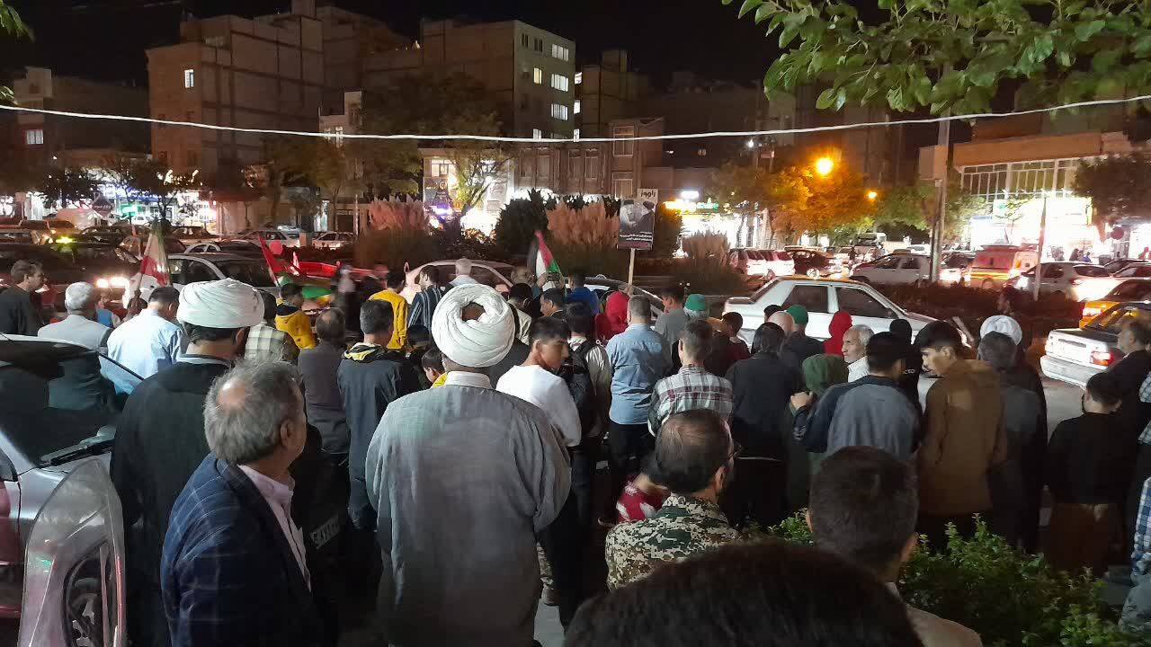 تجمع مسجدیهای مشهد درپی شهادت سید مقاومت