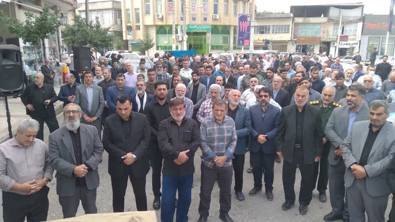 تجمع و خروش گلوگاهی ها در محکومیت رژیم صهیونیستی