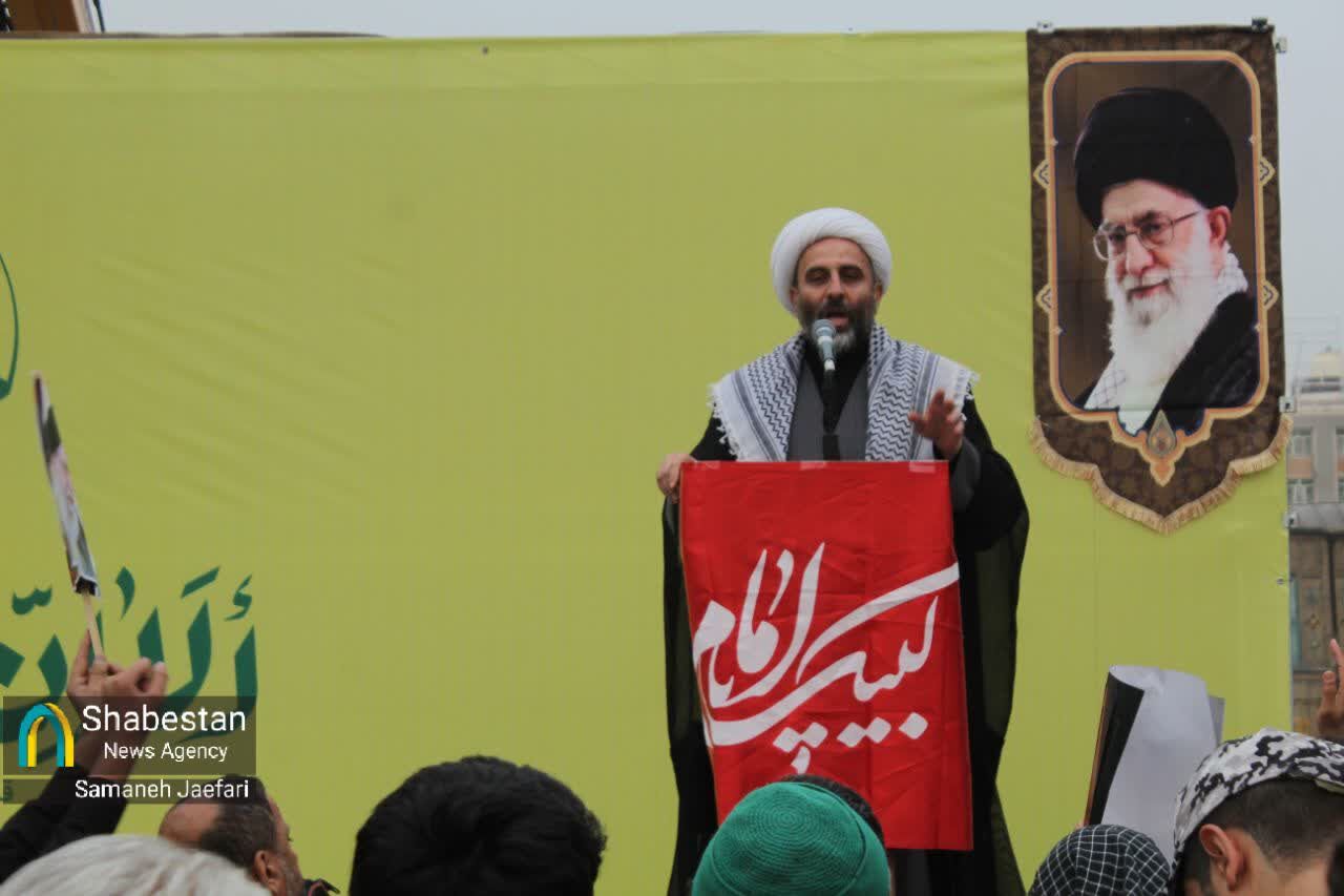 اجتماع مردم مشهد در محکومیت ترور سیدحسن