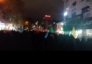 راهپیمایی قدردانی از اقدام موشکی سپاه پاسداران در رشت