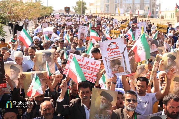 راهپیمایی جمعه‌های خشم در حمایت از مردم مظلوم غزه در خراسان جنوبی برگزار می‌شود