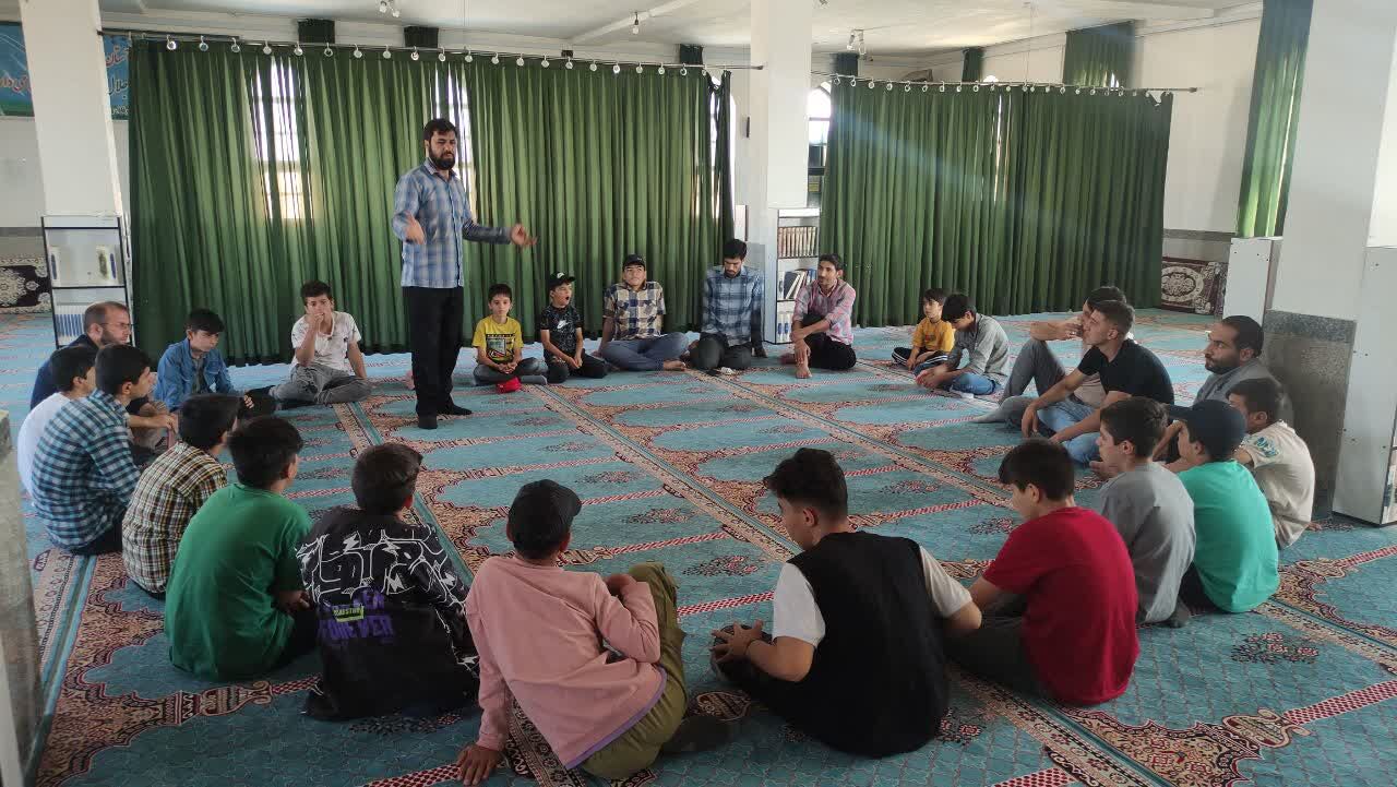 اژدهای سنگی میزبان بچههای مسجدی دلبران