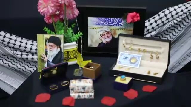 بانوان مسجد موسی بن جعفر(ع) اهواز رج به رج را به امید پیروزی جبهه مقاومت میبافند