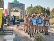 بزرگداشت دو شهید واقعه ۲۴ مهر مسجد جامع کرمان