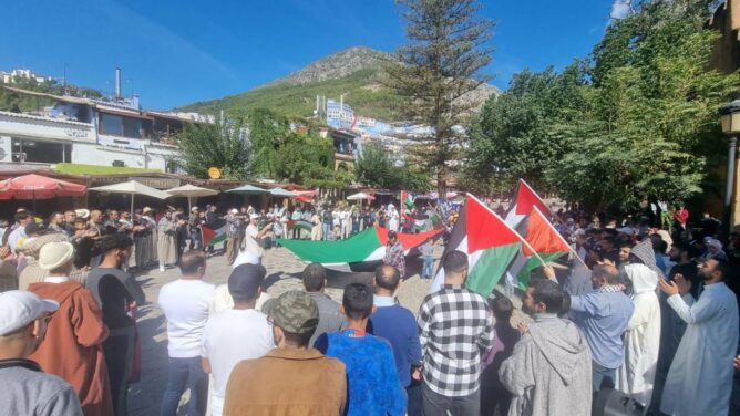 شهادت «یحیی سنوار» شهرهای مراکش را شعله ور کرد / بیش از ۱۰۰ تظاهرات در ۵۸ شهر مراکش