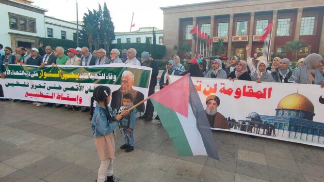 شهادت «یحیی سنوار» شهرهای مراکش را شعله ور کرد / بیش از ۱۰۰ تظاهرات در ۵۸ شهر مراکش