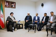 دیدار رئیس سازمان قضایی نیروهای مسلح کل کشور با آیت الله نورمفیدی