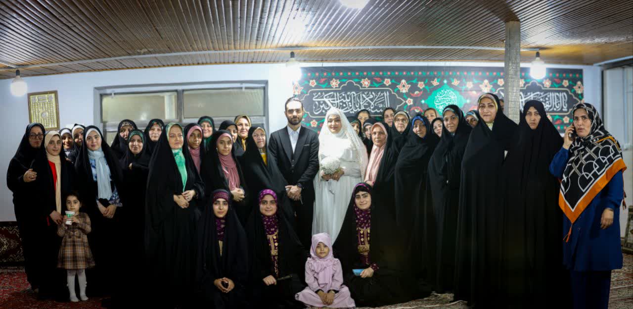 جشن ازدواج زوج قرآنی در کانون حامیان نور
