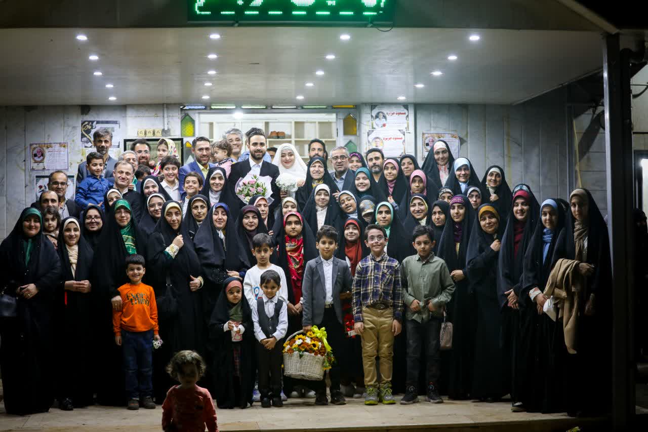 جشن ازدواج زوج قرآنی در کانون حامیان نور