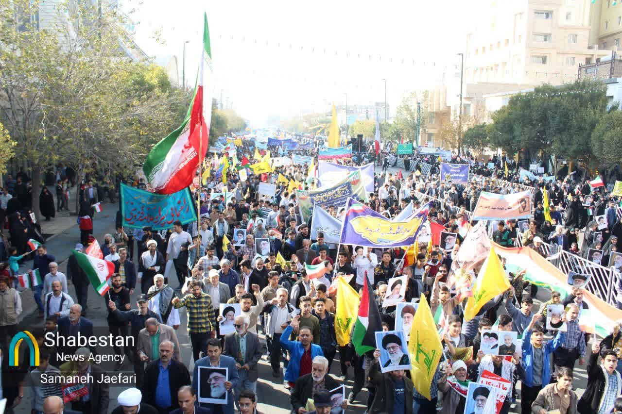 خروش فاتحان قدس شریف در خیابانهای شهر بهشت