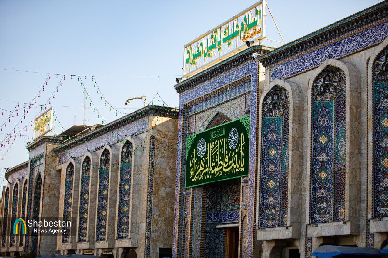 تزئین آستانهای حسینی و عباسی در آستانه میلاد حضرت زینب(س)