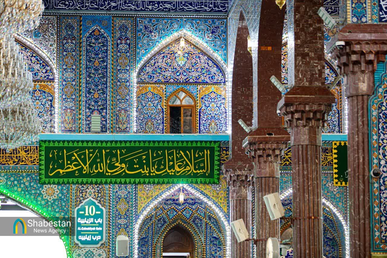 تزئین آستانهای حسینی و عباسی در آستانه میلاد حضرت زینب(س)