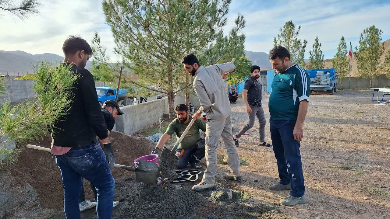 اردوی جهادی در روستای نقاب خواف