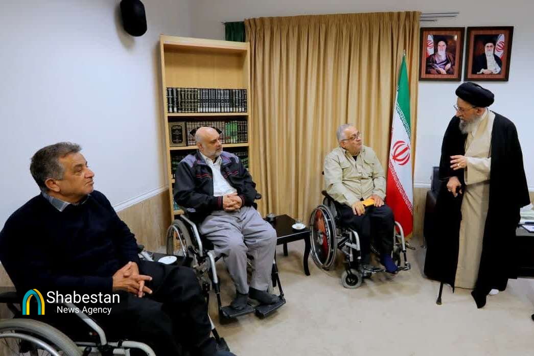 دیدار جمعى از جانبازان قطع نخاعى با نماینده ولی فقیه در گلستان