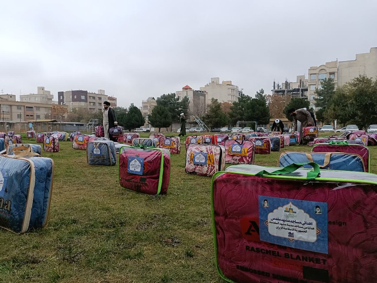 ارسال اولین محموله کمکهای مساجد مشهد به لبنان