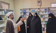 نمایشگاه کتاب انتشارات جامعه الزهرا سلام‌الله‌علیها افتتاح شد