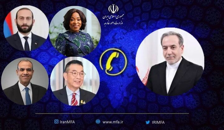 ادامه گفتگوهای تلفنی وزیر امور خارجه کشورمان با وزرای امور خارجه کشورهای عضو شورای حکام