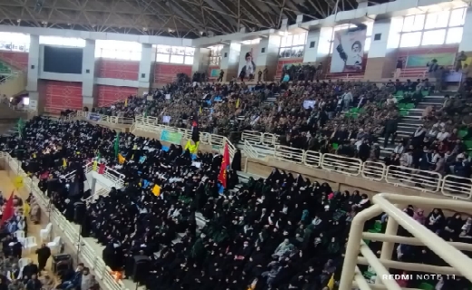 نمایش اقتدار ۶۰۰۰ نفری بسیجیان در گیلان