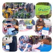 برگزاری جشنواره غذایی بانوان مسجدی با هدف کمک به غزه در روستای تازیان بالا