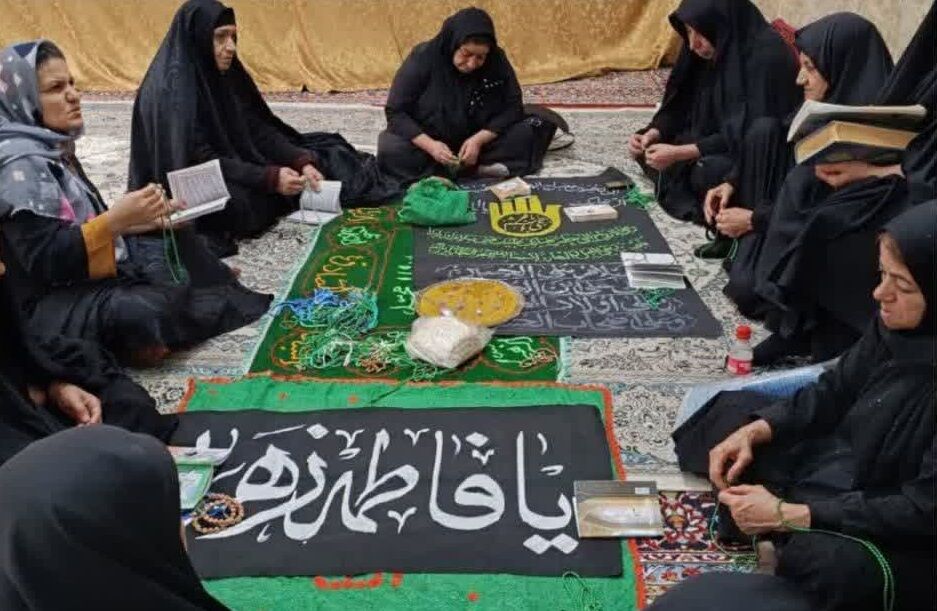 برگزاری مراسم عزاداری ایام فاطمیه به همت کانون فرهنگی هنری گل نرگس