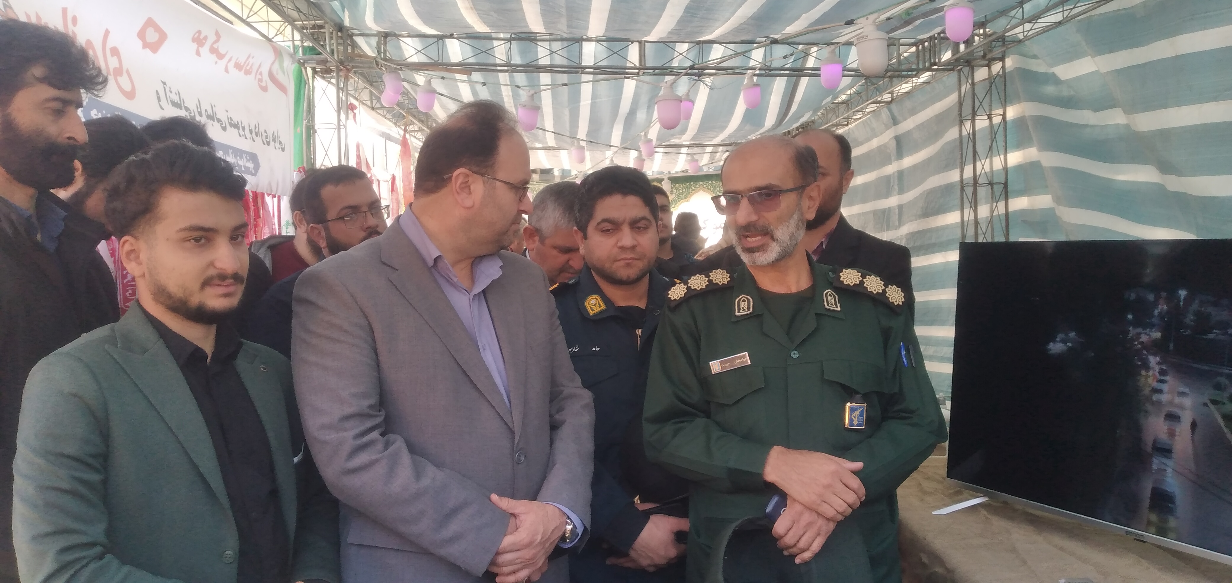 کاروان راویان پیشرفت در رضوانشهر/ وقتی بسیج میدان داری میکند