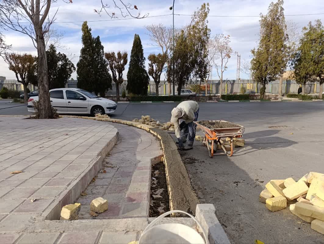 تلاش شبانه روزی مجموعه فرهنگی هیئت الزهرا(س) برای ساخت اِلِمان شهید خوشنام