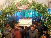 میهمانی از فکه در آغوش گرم اهالی مسجد طفلان مسلم کرمان