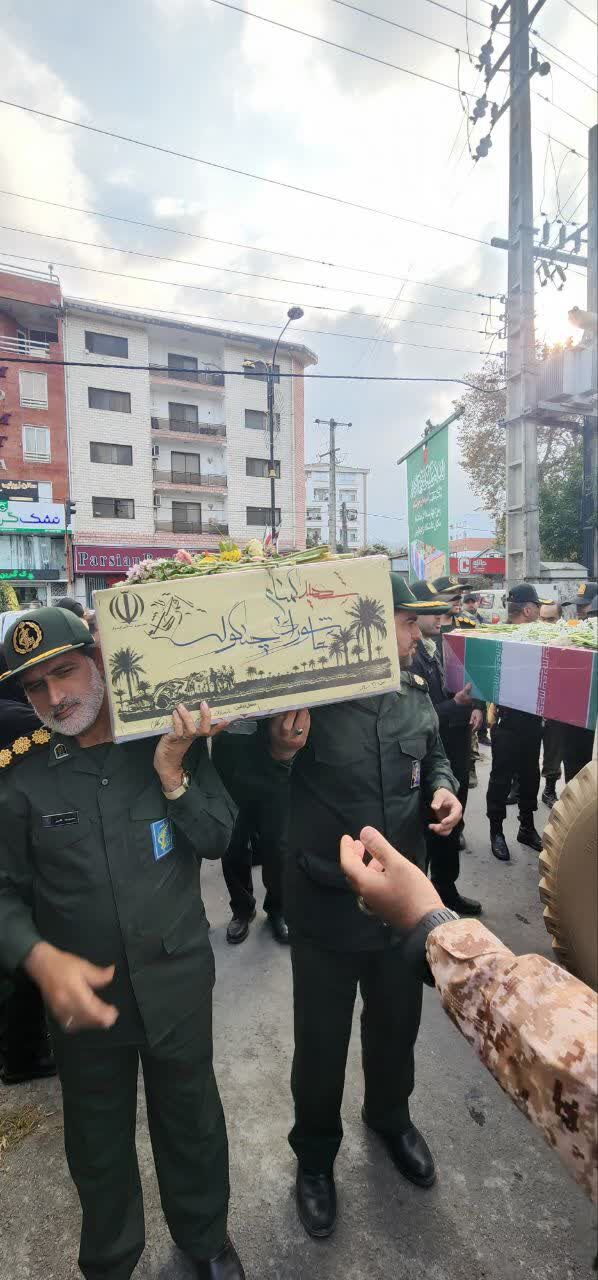 خواهرانه های بچه های مسجد اشکاردشت چالوس برای شهید گمنام