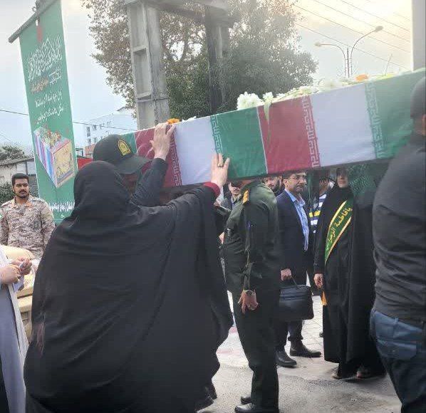 خواهرانه های بچه های مسجد اشکاردشت چالوس برای شهید گمنام