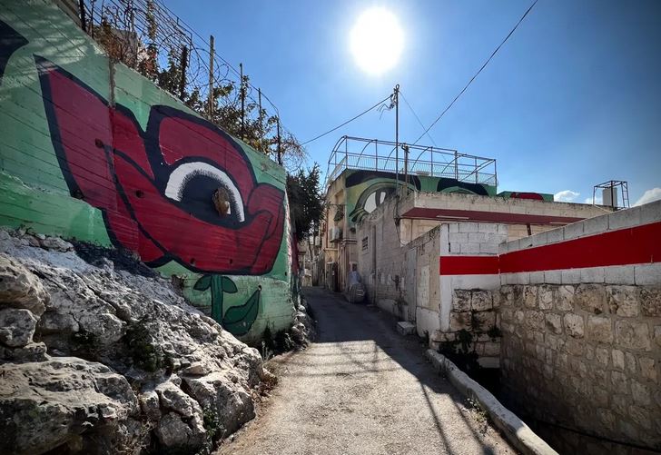 نقاشیهای دیواری در محله «بطنالهوی» قدس، نشانی از مقاومت فلسطینیان+عکس