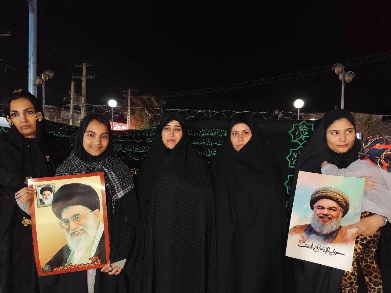 خیمه عزای مادر سادات در جیرفت برپا شد