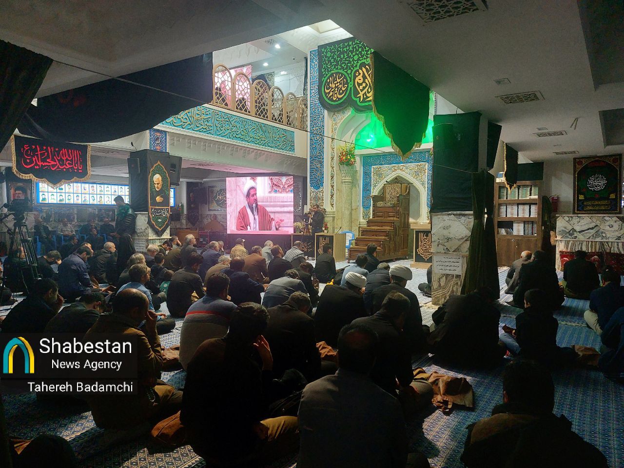 اولین شب مراسم عزاداری فاطمیه دوم در بیتالزهراء حاجقاسم+تصاویر