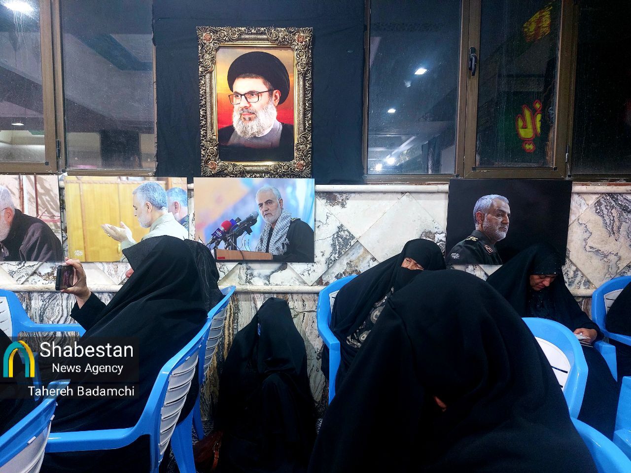 اولین شب مراسم عزاداری فاطمیه دوم در بیتالزهراء حاجقاسم+تصاویر