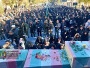 تشییع شهدای گمنام در کرمان