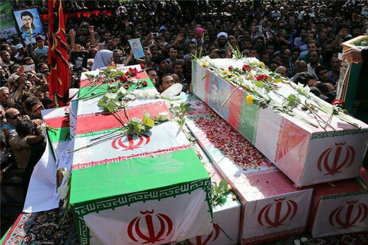 وداع با شهدای گمنام در تهران، یاسوج و بیرجند