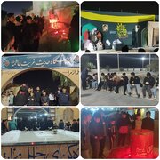 نوجوانان مسجدی چهواز از نمایشگاه «حدیث غربت» لامرد دیدن کردند