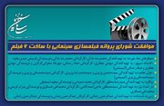 شش فیلمنامه سینمایی مجوز ساخت گرفت