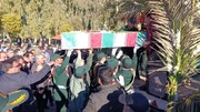 تشییع پیکر مطهر شهید گمنام در شهرستان قصرشیرین