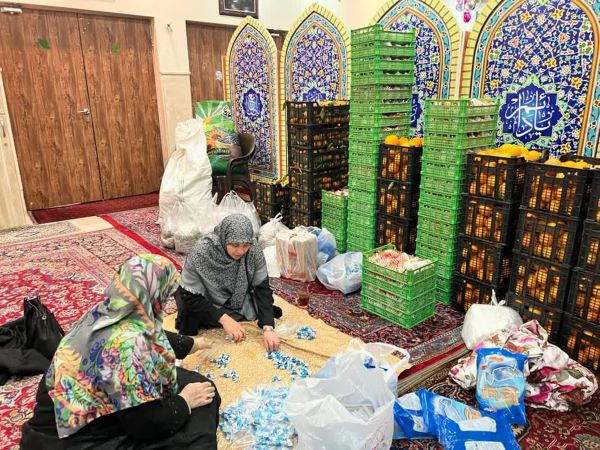 زمستان گرم با یلدای مهربانی مسجدیها+ تصاویر