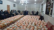 توزیع ۴۵۰ بسته کمک مومنانه شب یلدای مهدوی در آران و بیدگل