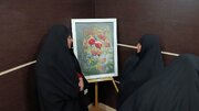 نمایشگاه توانمندی بانوان هنرمند کوهدشت افتتاح شد