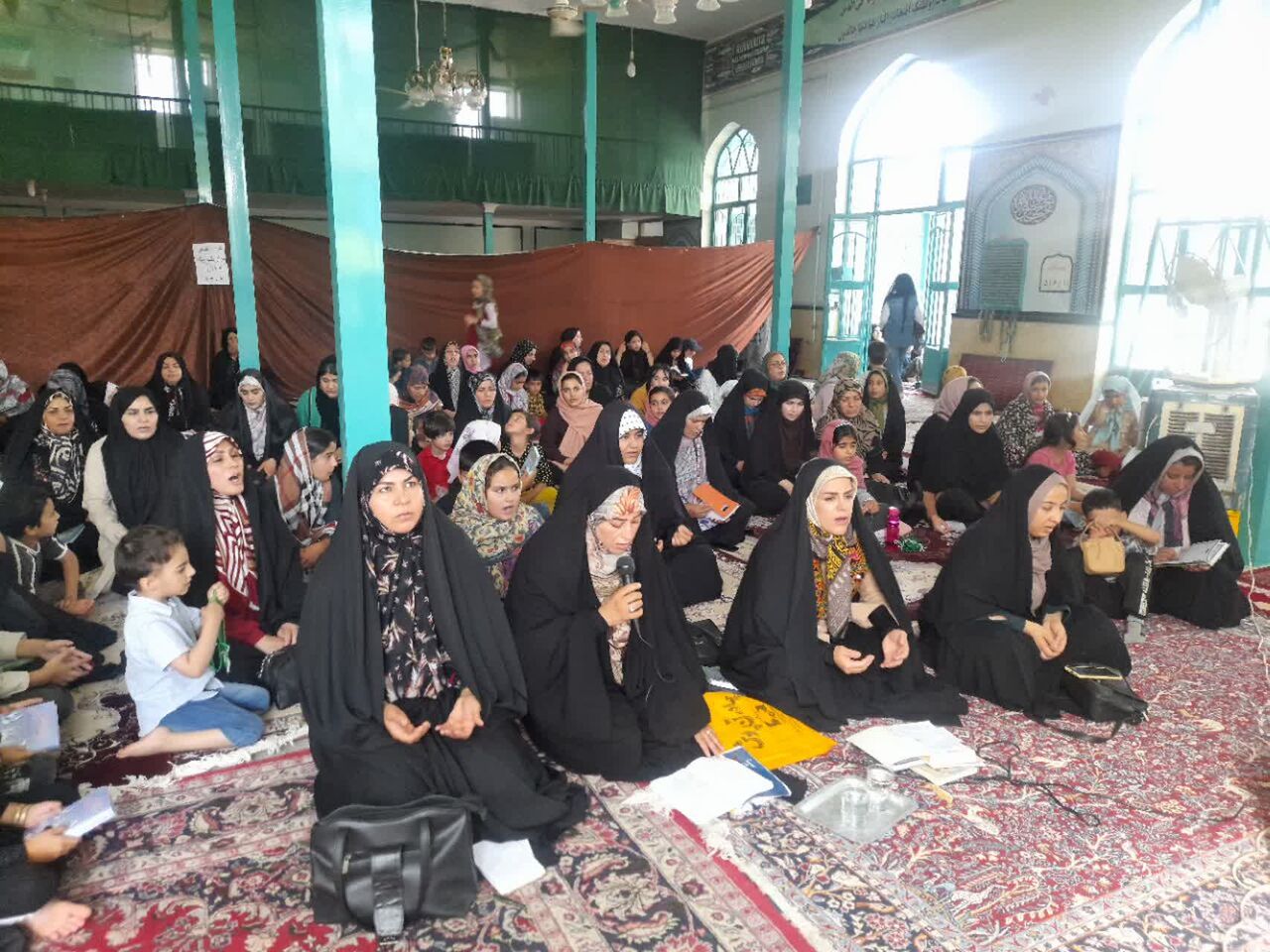 بانویی مسجدی که با نام شهید ابراهیم هادی یاریرسان محرومان شد